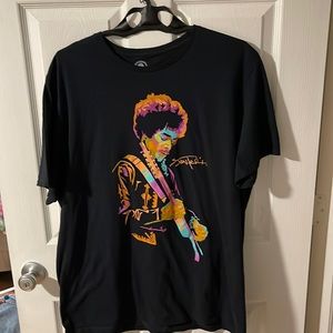 Jimmy Hendrix black men’s graphic print tee shirt  2XL pre-owned like new